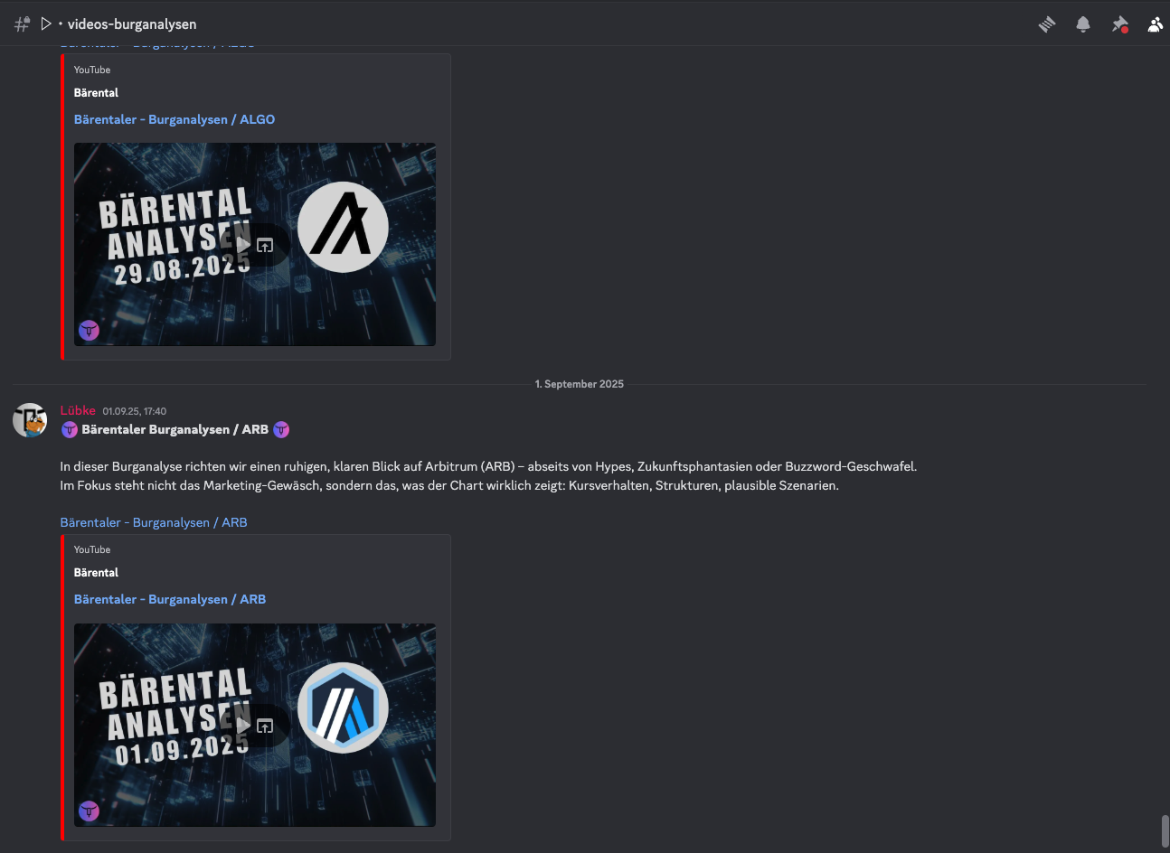 Bärental Burganalysen